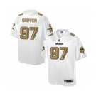 Men's Nike Minnesota Vikings #97 Everson Griffen Game White Pro Line Fashion NFL Jersey