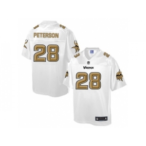 Nike Minnesota Vikings #28 Adrian Peterson White Men's NFL Pro Line Fashion Game Jersey