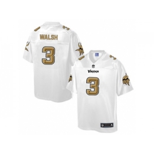 Nike Minnesota Vikings #3 Blair Walsh White Men's NFL Pro Line Fashion Game Jersey