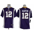 nike nfl jerseys minnesota vikings #12 harvin purple Game Jersey