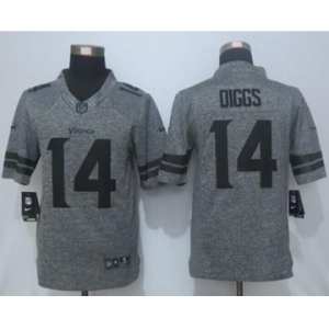 nike nfl jerseys minnesota vikings #14 stefon diggs gray[game]