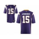 nike nfl jerseys minnesota vikings #15 jennings purple[game]