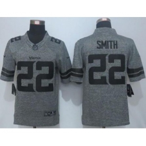 nike nfl jerseys minnesota vikings #22 smith gray[game]