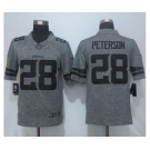 nike nfl jerseys minnesota vikings #28 peterson gray[game]