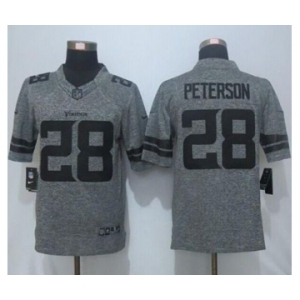 nike nfl jerseys minnesota vikings #28 peterson gray[game]