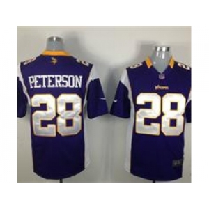nike nfl jerseys minnesota vikings #28 peterson purple[game]
