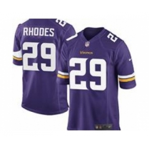 nike nfl jerseys minnesota vikings #29 rhodes purple[game]