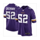 nike nfl jerseys minnesota vikings #52 greenway purple[game]