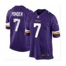 nike nfl jerseys minnesota vikings #7 christian ponder purple[new game]