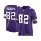 nike nfl jerseys minnesota vikings #82 rudolph purple[game][rudolph]