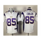 nike nfl jerseys minnesota vikings #85 childs white[game]