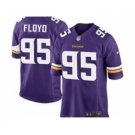 nike nfl jerseys minnesota vikings #95 floyd purple[game]