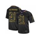 Men's Nike Minnesota Vikings #21 Josh Robinson Elite Black Camo Fashion Jersey