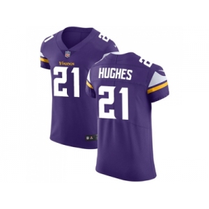 Nike Minnesota Vikings #21 Mike Hughes Purple Team Color Men Stitched NFL Vapor Untouchable Elite Jersey