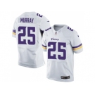 Nike Minnesota Vikings #25 Latavius Murray White Men's Stitched NFL Elite Jersey