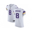 Nike Minnesota Vikings #8 Kirk Cousins White Men Stitched NFL Vapor Untouchable Elite Jersey