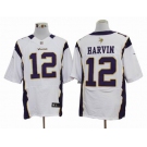 nike nfl jerseys minnesota vikings #12 harvin white[elite]