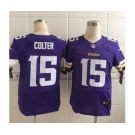 nike nfl jerseys minnesota vikings #15 colter purple[Elite][colter]