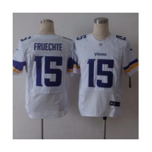 nike nfl jerseys minnesota vikings #15 fruechte white[Elite][fruechte]