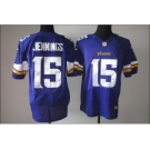 nike nfl jerseys minnesota vikings #15 jennings purple[Elite new]