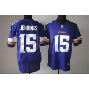 nike nfl jerseys minnesota vikings #15 jennings purple[Elite new]