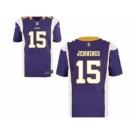 nike nfl jerseys minnesota vikings #15 jennings purple[Elite]