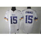 nike nfl jerseys minnesota vikings #15 jennings white[Elite new]
