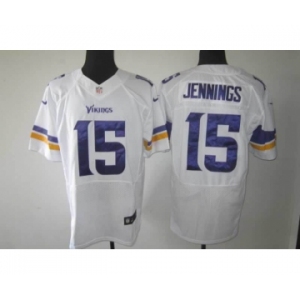 nike nfl jerseys minnesota vikings #15 jennings white[Elite new]