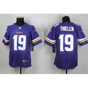 nike nfl jerseys minnesota vikings #19 thielen purple[Elite]