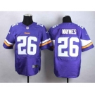 nike nfl jerseys minnesota vikings #26 waynes purple[Elite][waynes]