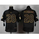 nike nfl jerseys minnesota vikings #28 peterson black[Elite gold lettering fashion]