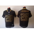 nike nfl jerseys minnesota vikings #28 peterson black[Elite lights out]