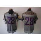 nike nfl jerseys minnesota vikings #28 peterson grey[Elite shadow 50th Patch]