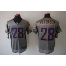 nike nfl jerseys minnesota vikings #28 peterson grey[Elite shadow]