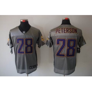 nike nfl jerseys minnesota vikings #28 peterson grey[Elite shadow]