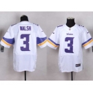 nike nfl jerseys minnesota vikings #3 walsh white[Elite]