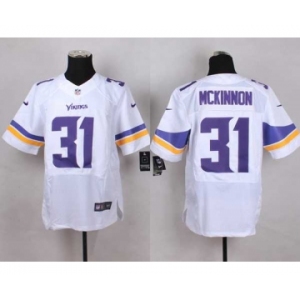 nike nfl jerseys minnesota vikings #31 mckinnon white[Elite][mckinnon]