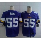 nike nfl jerseys minnesota vikings #55 barr purple[Elite]