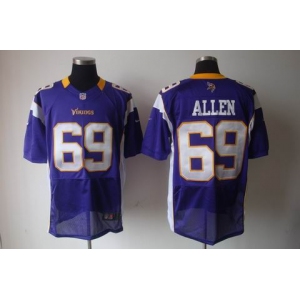nike nfl jerseys minnesota vikings #69 allen purple[elite]