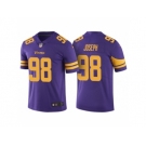 Men Minnesota Vikings #98 Linval Joseph Purple Color Rush Limited Jersey