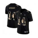 Men's Minnesota Vikings #14 Stefon Diggs Limited Black Statue of Liberty Football Jersey