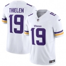 Men's Minnesota Vikings #19 Adam Thielen White 2025 F.U.S.E. Vapor Untouchable Limited Football Stitched Jersey