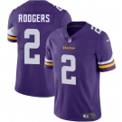 Men's Minnesota Vikings #2 Isaiah Rodgers Purple 2025 Vapor Limited Football Stitched Jersey
