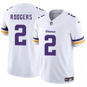 Men's Minnesota Vikings #2 Isaiah Rodgers White 2025 F.U.S.E. Vapor Limited Football Stitched Jersey