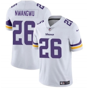 Men's Minnesota Vikings #26 Kene Nwangwu White Vapor Untouchable Limited Stitched Jersey