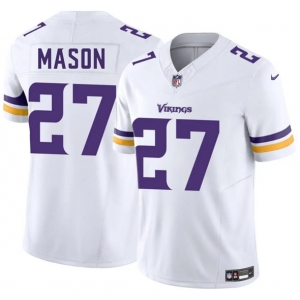 Men's Minnesota Vikings #27 Jordan Mason White 2025 F.U.S.E. Vapor Untouchable Limited Football Stitched Jersey