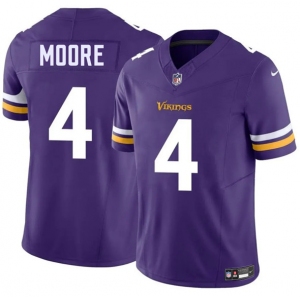 Men's Minnesota Vikings #4 Rondale Moore Purple 2025 F.U.S.E. Vapor Untouchable Limited Football Stitched Jersey
