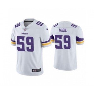 Men's Minnesota Vikings #59 Nick Vigil White Vapor Untouchable Limited Stitched Jersey