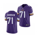 Men's Minnesota Vikings #71 Christian Darrisaw Purple 2021 Vapor Untouchable Limited Stitched Football Jersey