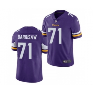 Men's Minnesota Vikings #71 Christian Darrisaw Purple 2021 Vapor Untouchable Limited Stitched Football Jersey
